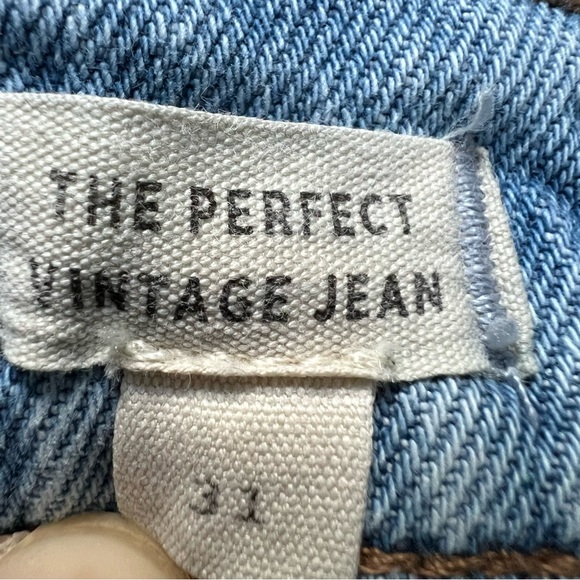Madewell The Perfect Vintage Jean Ripped Edition Bradwell Wash Women's size 31 - Picture 7 of 15